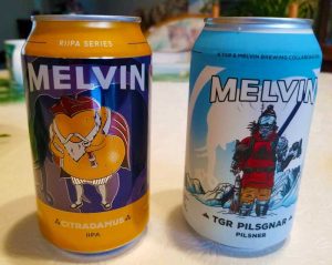 Two of a handful of flavors offered by Melvin Brewing Company