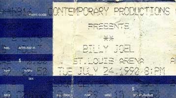 1990 - Billy Joel Ticket