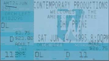 1995 - John Prine Ticket