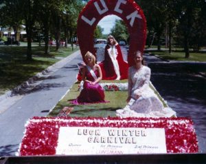 1980 royal court - Frederic Family Day's parade in summertime.