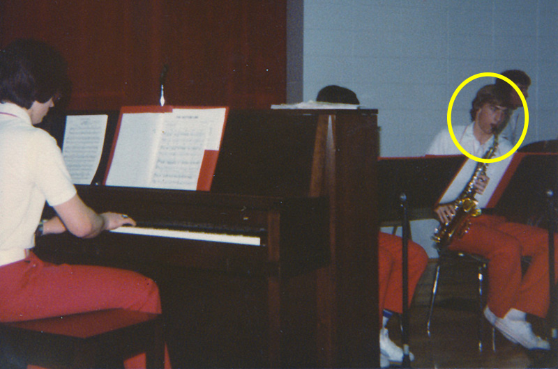 Late 1970s.  Music Concert at Luck Public School.