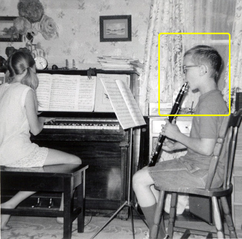 19720700 - Barb on Piano - Paul on Clarinet