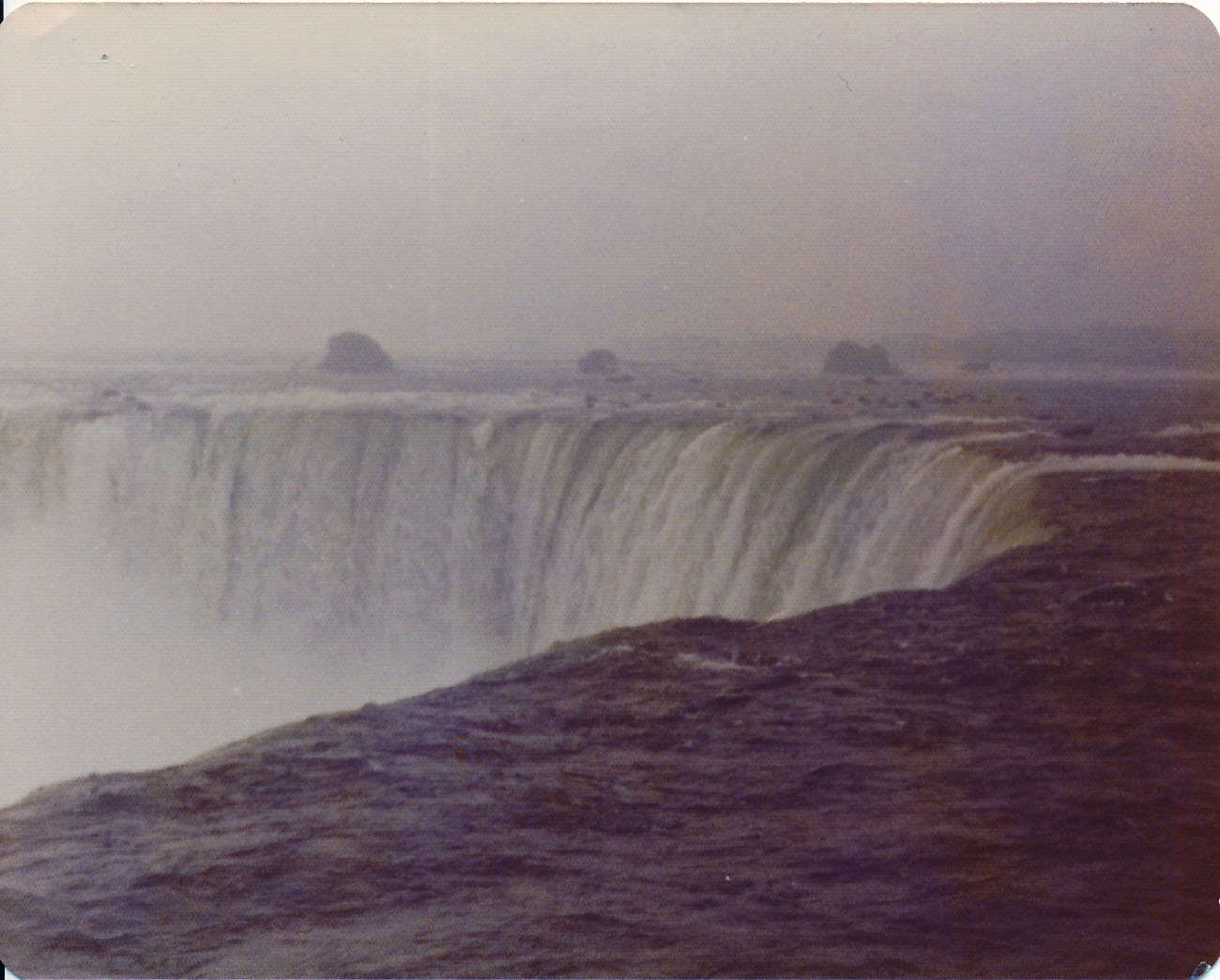 1976 Bicentennial Heritage Tour - Horseshoe Falls. Niagara Falls, New York.