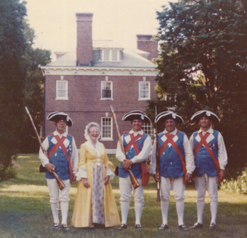 1976 Bicentennial Heritage Tour - Buttrick Mansion by North Bridge.