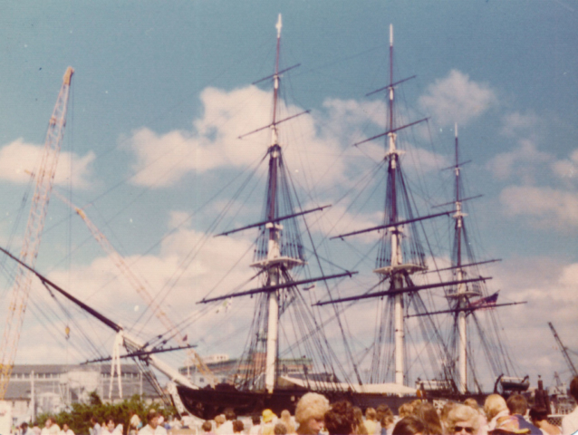 1976 Bicentennial Heritage Tour - USS Constitution.