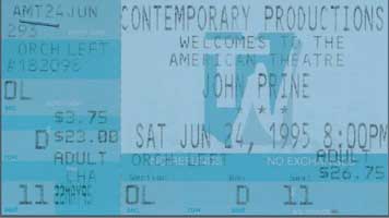 1995 - John Prine Ticket